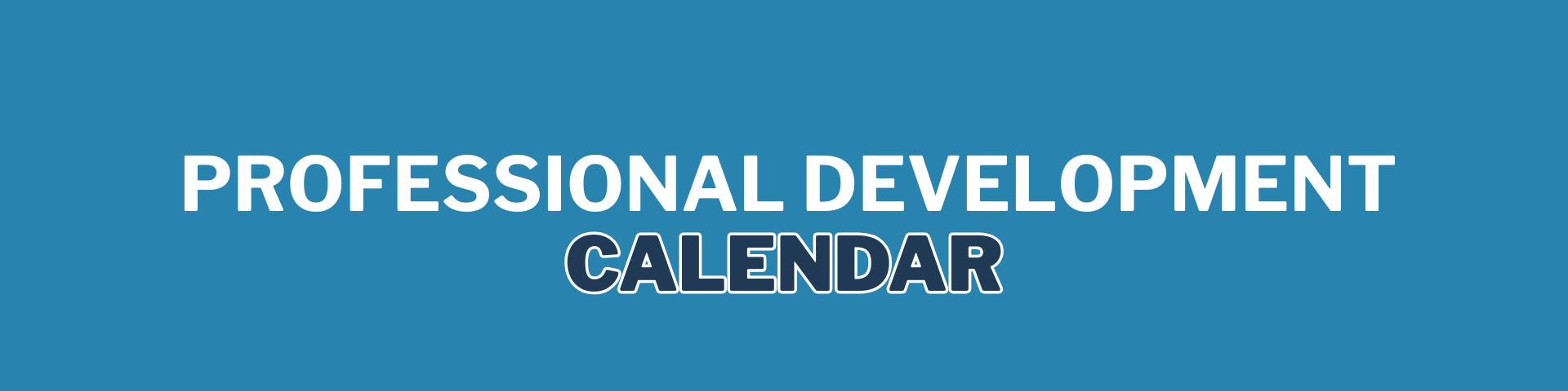Link to Professional Development Calendar