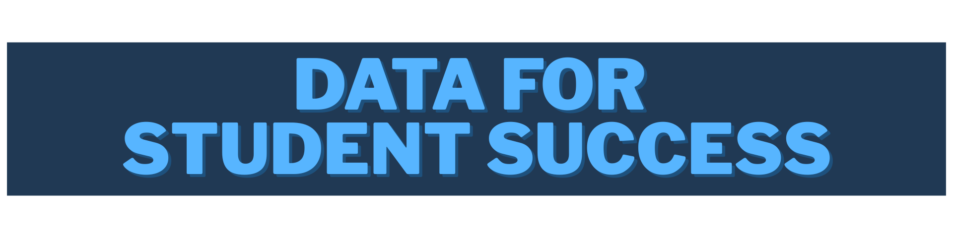 Data for Student Success Banner
