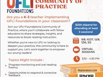 UFLI Training Flyer